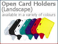 Open card holders (landscape)